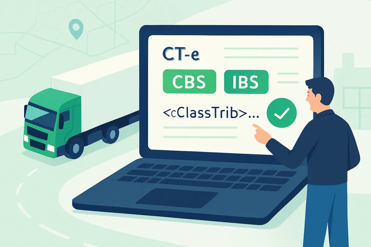 CBS e IBS no CT-e: como preencher os novos campos