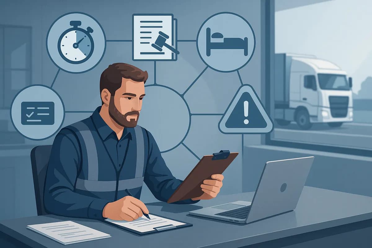 Legislação para Motoristas em 2026: Regras Atualizadas, Jornada, Descanso e Multas